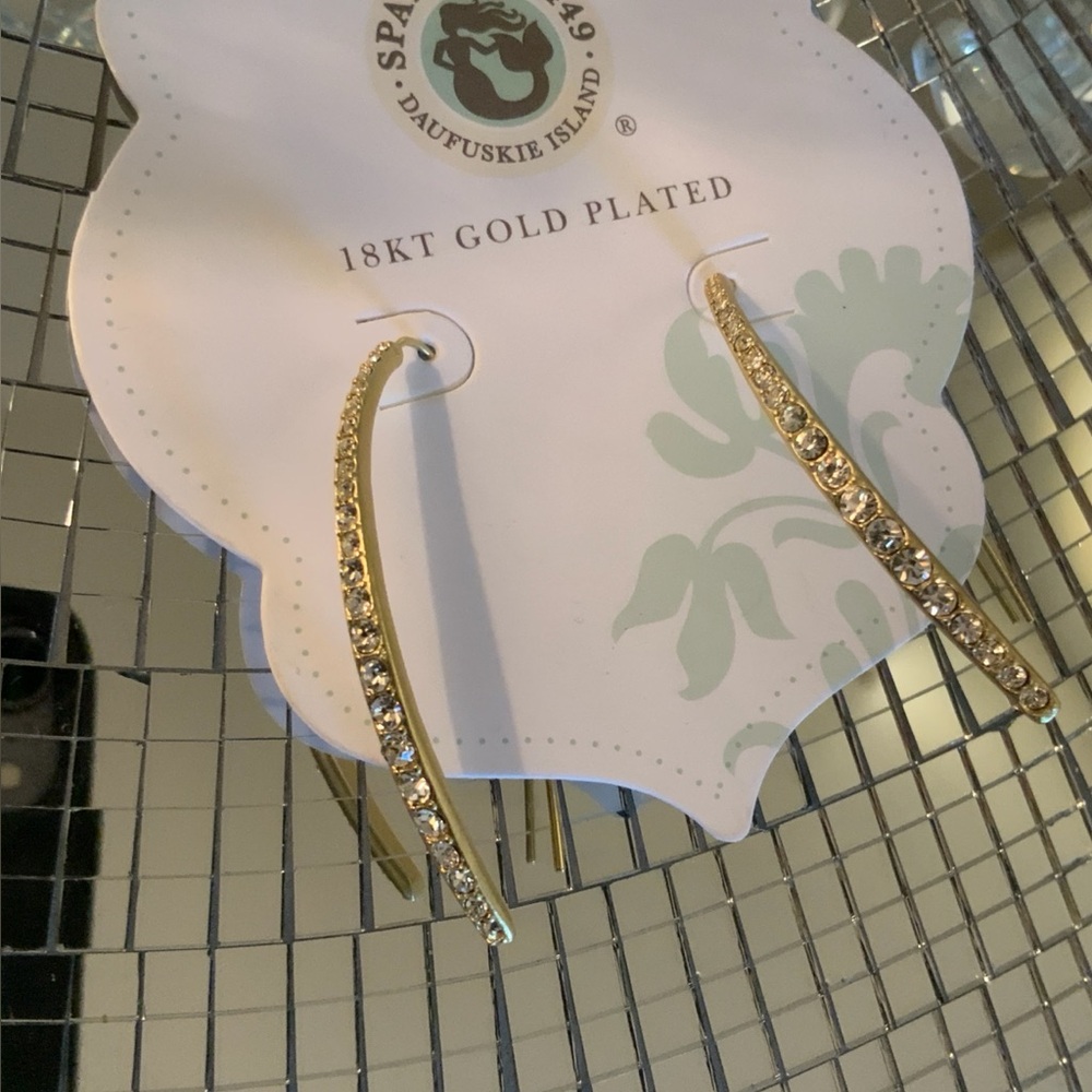 Spartina 449 18k gold plated earrings - Picture 4 of 4